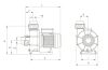 AQUAJET 50m3/h H-8m 3HP 230V