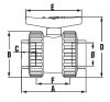 Golyóscsap Bidirectional BB D63