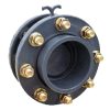 Rugós csappantyú karimákkal D125 PN10