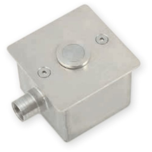 Beépítő inox doboz 1 piezo kapcsolóhoz