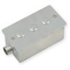 Beépítő inox doboz 3 piezo kapcsolóhoz