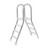Kétágú inox létra 3 + 3 fokos, max 1,0m