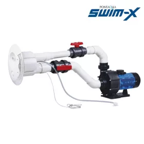   SwimX 80 m3/h ellenáramoltató szett ovális ABS előlappal 3 kW ~3 szivattyúval