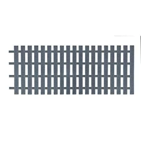 Egyenes rács 200/22 Sötétszürke