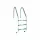 Létra nagy ívű, kiemelhető, 2 fokos – AQLLRA_213