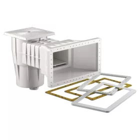   KRIPSOL széles szájú szkimmer, fóliás, inox fémperselyes