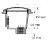 Fenékürítő fóliás, 1-1/2"
