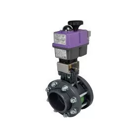 Motoros pillangó szelep. EPDM 200 - 8" Karima szettel