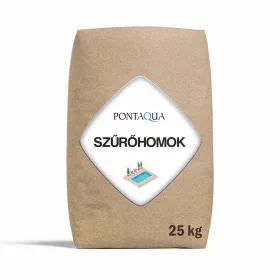 Kvarchomok szűrőtöltet / 0,4-0,8 mm / 25kg
