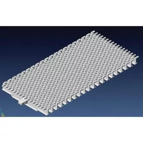 Túlfolyó rács íves 245mm Pattern (50 tag/fm)
