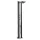 DADA egyenes aluminium szolárzuhany, 40 l-es, antracit / inox