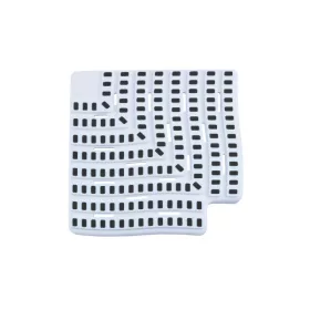 Túlfolyó sarok elem Antracit 90° 20cm