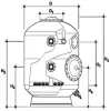 TRB Norm Ø2400 1,2m 136 m³/h D225/225