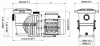 Basic 9m3/h H=8m 0,75HP/230V