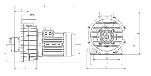 IE3 Bravus 550 230/400V