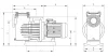 MAGNUS-4 550 77 m³/h H=10m 5,5 HP 230V/400V