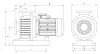 KONTRA-4 400 56 m³/h H=10m 4 HP 230V/400V