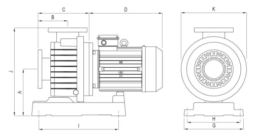 KONTRA-4 400 56 m³/h H=10m 4 HP 230V/400V