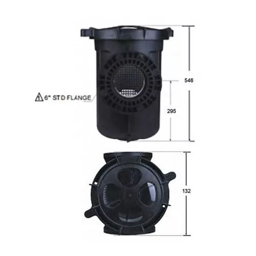Előszűrő Giant PP DN 150/150 40L