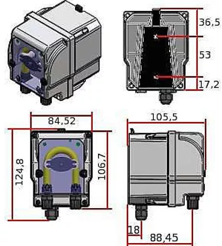 MP2-R 1,5l/h - 1bar