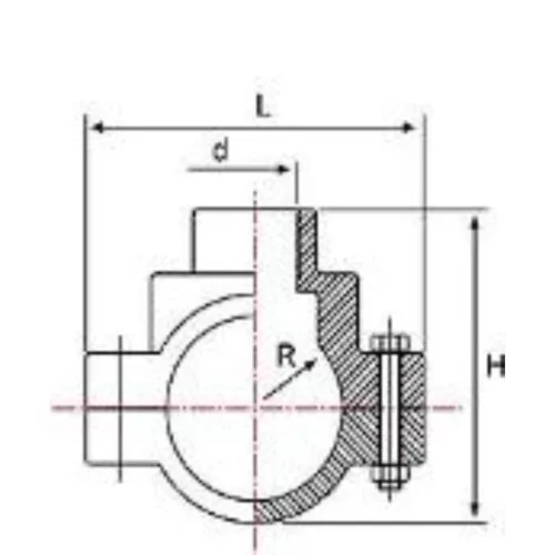PP Nyeregidom D50 x 1/2"