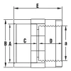 BM karmantyú fémgyűrűvel D63x75-2"
