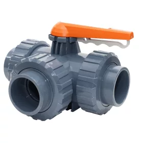 Golyóscsap 3 utas PTFE "L" D50