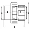 Hollander BM D50x6/4"