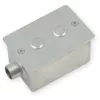 Beépítő inox doboz 2 piezo kapcsolóhoz