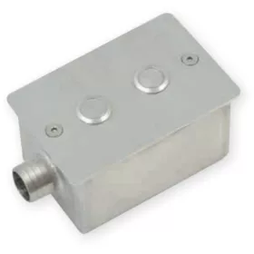 Beépítő inox doboz 2 piezo kapcsolóhoz