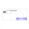 Vízkés PB-600-150, 8w LED