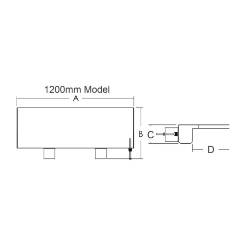 Vízkés PB-1200-150, 16w LED