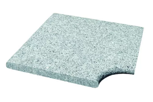 Gránit szegélykő sarok elem Silver 28cm
