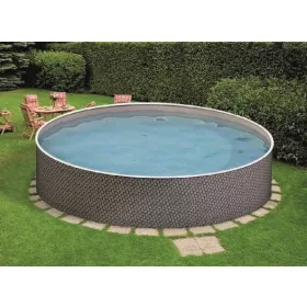 Azuro kör Rattan, kék 5,0x1,2m