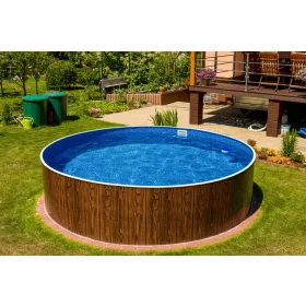 Azuro kör Wood, kék 3,6x1,2m
