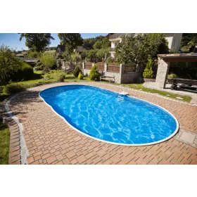 Ibiza oval kék; 4,16 x 8,00 x 1,50m