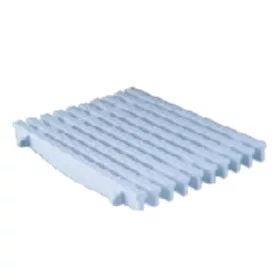 Egyenes fehér rács, szélesség: 245 mm