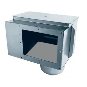 Acél szkimmer A-100 ( AISI-316L ) beton medencékhez