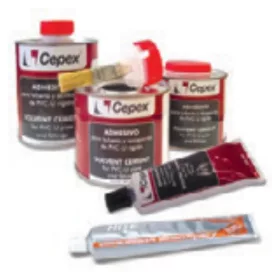 CEPEX PVC ragasztó ecsettel