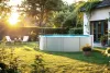 Ø 240 x 120 cm kör medence, fehér