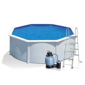   Ø 350 x 120 cm KÖR MEDENCE350X120+Homokszűrő+Létr fehér