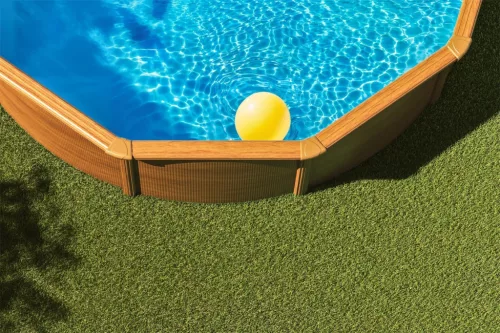 Ø 350 x 120 cm kör medence, fa mintázattal