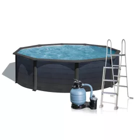 Ø 460 x 120 cm kör medence, grafit mintázattal