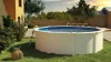 Ø 550 x 120 cm kör medence, fehér