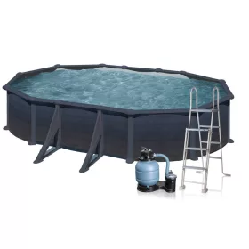 OVÁL MEDENCE 610x375x132 +Homokszűrő+Lét