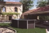 Gre WPC kompozit 525 x 386 x 124 cm (sokszög) medence szett