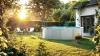 Fehér kör alakú medence Ø 300 x 120 cm