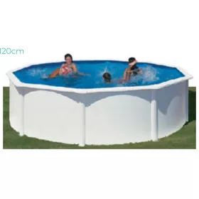 Fehér kör alakú medence Ø 350 x 120 cm