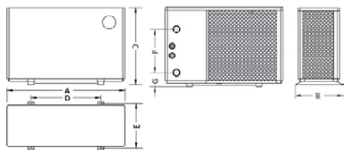 HP2100 Silver Inverter Pro Split hőszivattyú