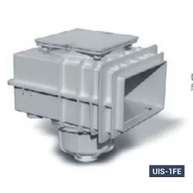 V20 szkimmer beton medencéhez, hófehér